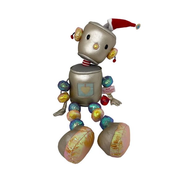 Vintage Bleap the Robot Christmas Holiday Plush Toy 22” Tall Russ Berrie - Picture 2 of 16